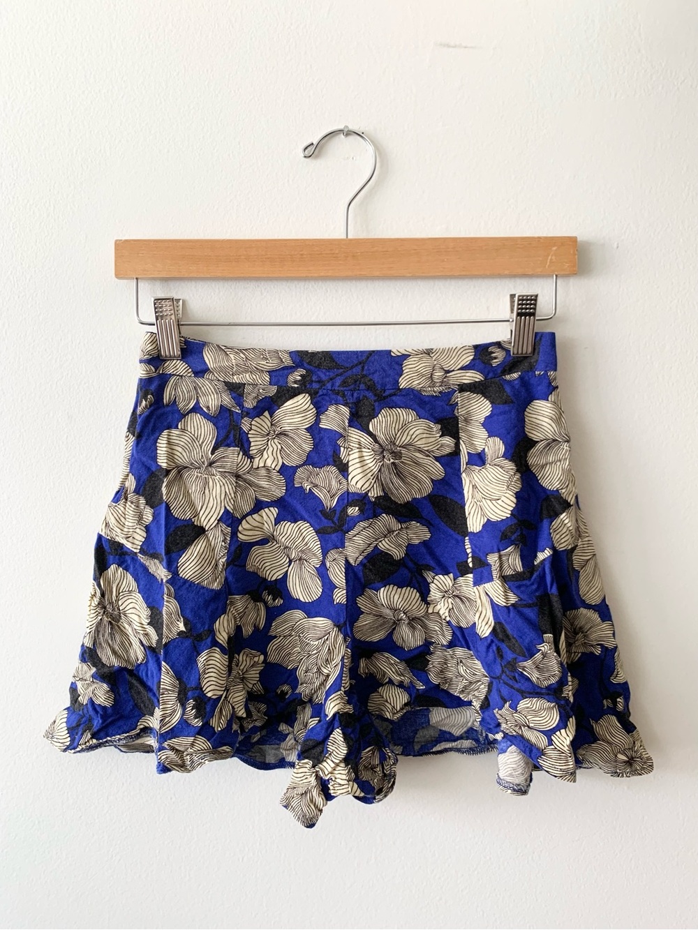 NEW ASOS Royal Blue Floral Shorts